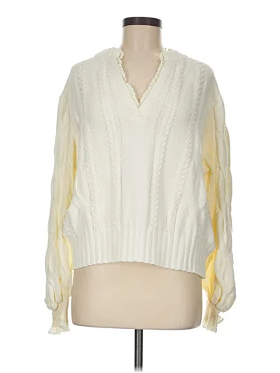 Pre-owned Urban Daizy Cardigan Sweater In White