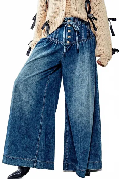 Urban Daizy Women's Super Wide Pants In Blue