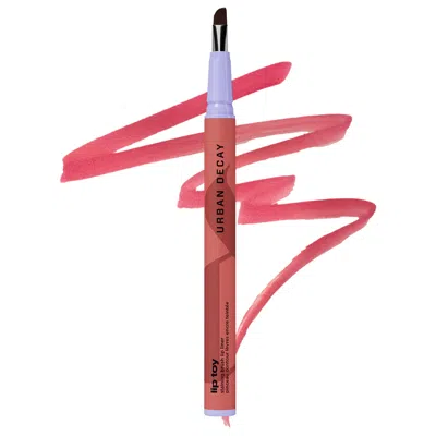 Urban Decay Lip Toy Staining Brush Lip Liner Pose 0.015 Oz/0.42 G In Purple