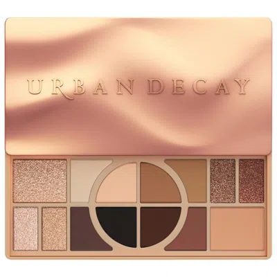 Urban Decay Naked Shaped Warm-toned Makeup Palette For Eyes & Face 3.8w X 7d X 0.7h