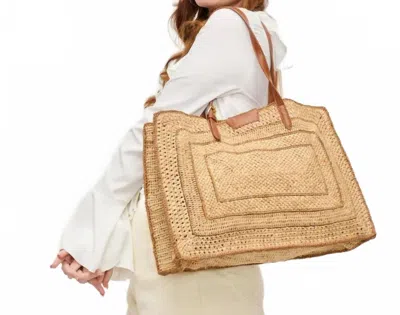 Urban Expression Women's Demi Tote Bag In Natural In White