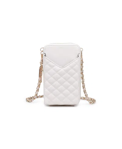 Urban Expressions Bodie Cell Phone Small Crossbody Bag In Ivory
