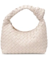 URBAN EXPRESSIONS CARMINA WOVEN KNOT SMALL CLUTCH