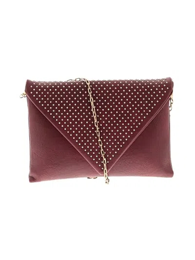 Pre-owned Urban Expressions Clutch In Burgundy