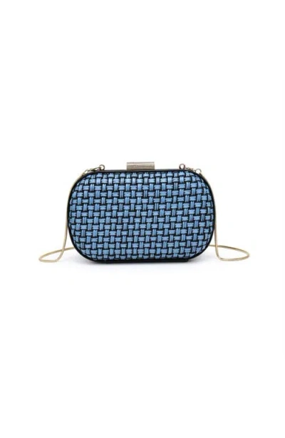Urban Expressions Cove Evening Bag In Blue Black