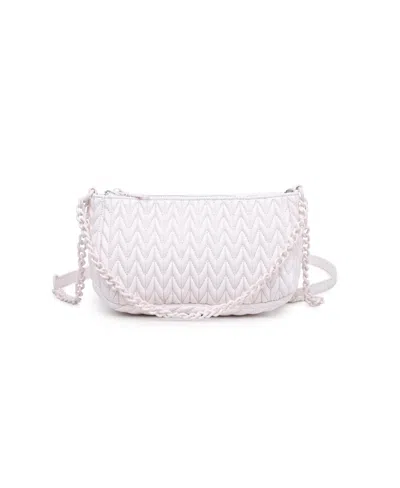 Urban Expressions Farah Quilted Crossbody In White