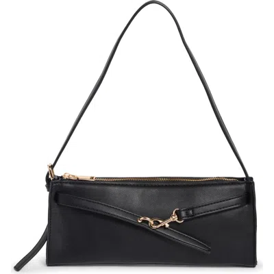 Urban Expressions Faux Leather Shoulder Bag In Black