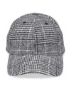 Urban Expressions Flannel Baseball Cap In Gray