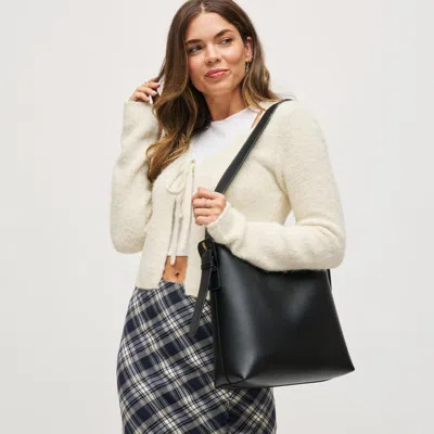 Urban Expressions Handbags Addilyn Bucket In Black