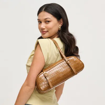 Urban Expressions Handbags Athena Shoulder Bag In Brown