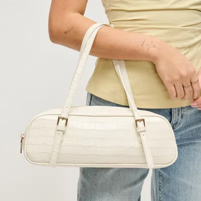 Urban Expressions Handbags Athena Shoulder Bag In White