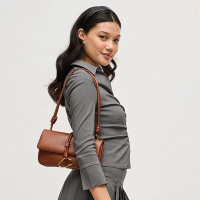 Urban Expressions Handbags Belina Crossbody In Brown