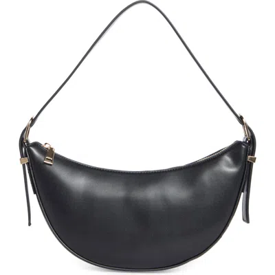 Urban Expressions Handbags Crescent Shoulder Bag In Black