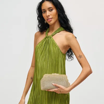 Urban Expressions Handbags Delfina Evening Bag In Gold