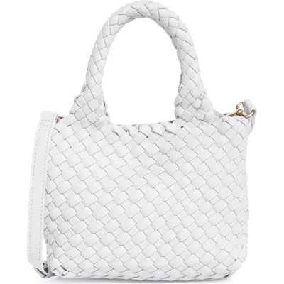 Urban Expressions Handbags Diamond Weave Satchel In Cream