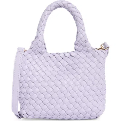 Urban Expressions Handbags Diamond Weave Satchel In Lilac