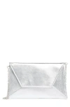 Urban Expressions Handbags Envelope Clutch In Silver