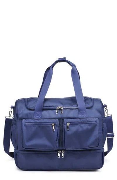 Urban Expressions Handbags Expedition Plus Weekend Bag In Blue