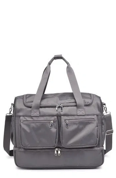 Urban Expressions Handbags Expedition Plus Weekend Bag In Gray