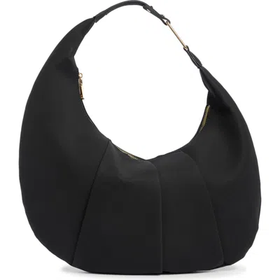 Urban Expressions Handbags Faux Suede Hobo Bag In Black