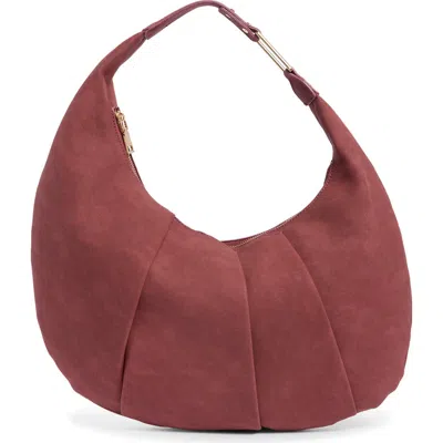 Urban Expressions Handbags Faux Suede Hobo Bag In Brown