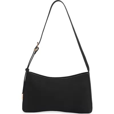 Urban Expressions Handbags Faux Suede Shoulder Bag In Black
