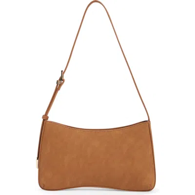 Urban Expressions Handbags Faux Suede Shoulder Bag In Brown