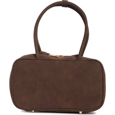 Urban Expressions Handbags Faux Suede Shoulder Bag In Brown