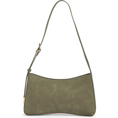 Urban Expressions Handbags Faux Suede Shoulder Bag In Green