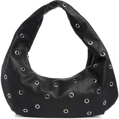 Urban Expressions Handbags Grommet Hobo Bag In Black
