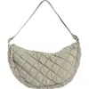 Urban Expressions Handbags Half Moon Quilted Shoulder Bag