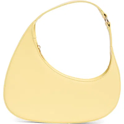 Urban Expressions Handbags Half Moon Shoulder Bag In Yellow