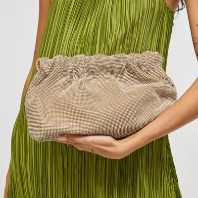Urban Expressions Handbags Hazel Clutch In Gold