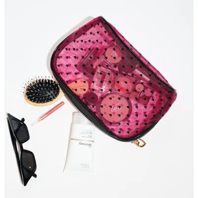 Urban Expressions Handbags Lovelace Cosmetic & Travel Organizer Dome Pouch In Pink