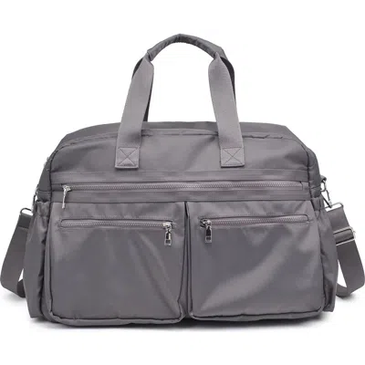 Urban Expressions Handbags Navigator Weekend Bag In Gray