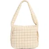 Urban Expressions Handbags Oversize Square Quilt Nylon Hobo Bag
