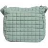Urban Expressions Handbags Oversize Square Quilt Nylon Hobo Bag In Green