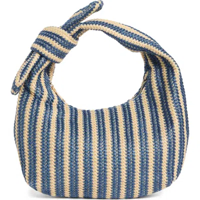 Urban Expressions Handbags Penny Woven Shoulder Bag In Blue