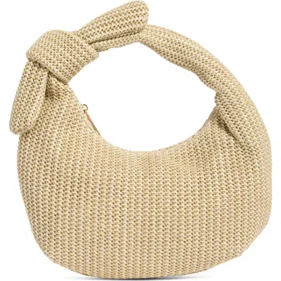 Urban Expressions Handbags Penny Woven Shoulder Bag In Brown