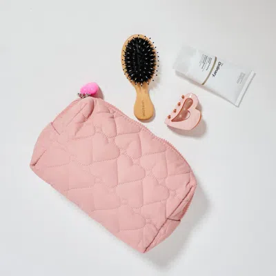 Urban Expressions Handbags Pull My Heart Cosmetic & Travel Organizer Pouch In Pink
