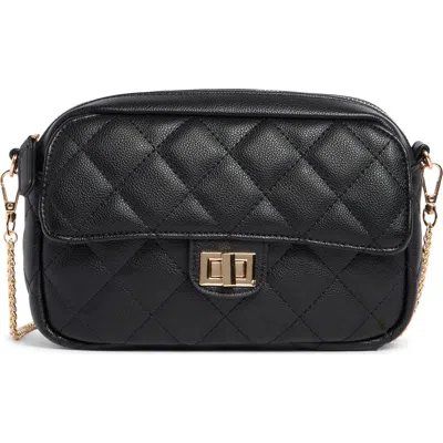 Urban Expressions Handbags Quilted Crossbody Bag In Black