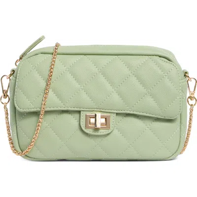 Urban Expressions Handbags Quilted Crossbody Bag In Green