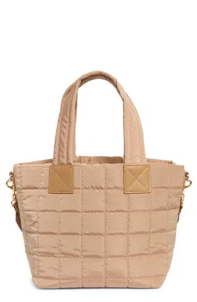 Urban Expressions Handbags Quilted Nylon Tote Bag In Brown