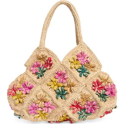 Urban Expressions Handbags Raffia Hobo Bag In Multi