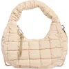 Urban Expressions Handbags Small Nylon Hobo Bag In White