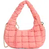 Urban Expressions Handbags Small Nylon Hobo Bag In Pink