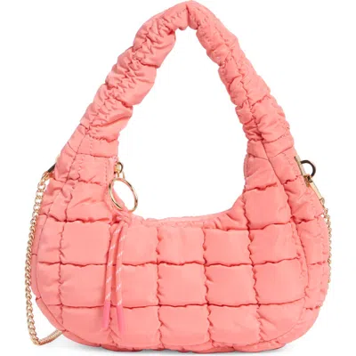 Urban Expressions Handbags Small Nylon Hobo Bag In Pink
