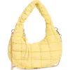 Urban Expressions Handbags Small Nylon Hobo Bag In Yellow