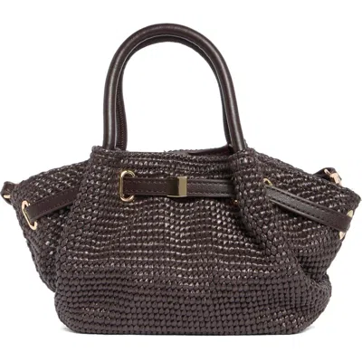 Urban Expressions Handbags Straw Crossbody Bag In Brown