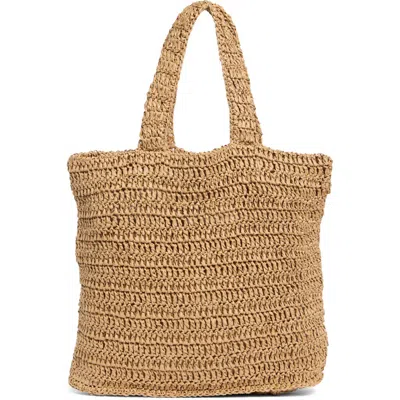 Urban Expressions Handbags Straw Tote In Brown